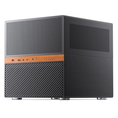 Jonsbo n6 nas-carcasa, cube-carcasa, matx, acero mesh - negro