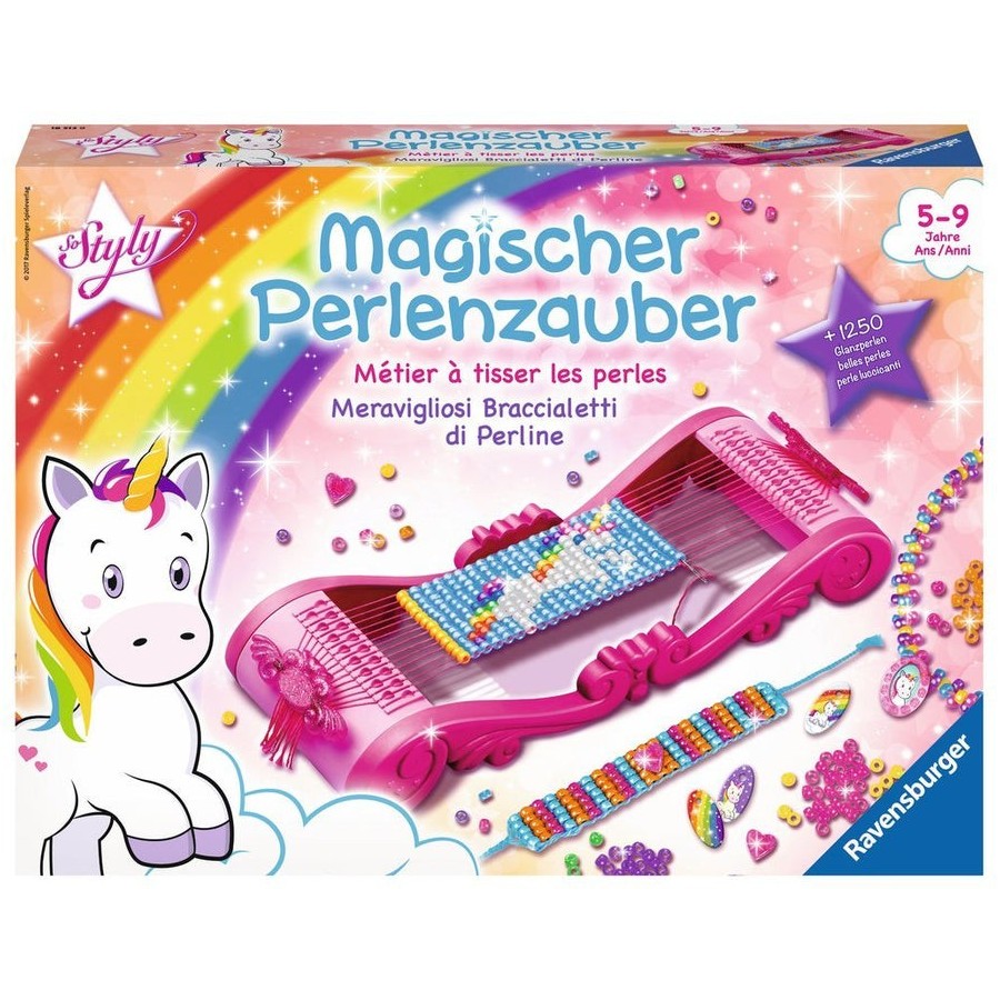 Artesanías ravensburger magic bead unicornio mágico