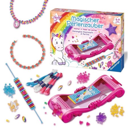 Artesanías ravensburger magic bead unicornio mágico
