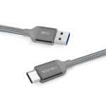 Nevox 1480 cable usb 2 m usb 3.2 gen 2 (3.1 gen 2) usb a usb c gris