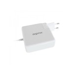Approx cargador especifico para apple 45/60/85w type l conexion adicional usb 5v 2.1a