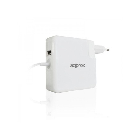 Approx cargador especifico para apple 45/60/85w type l conexion adicional usb 5v 2.1a