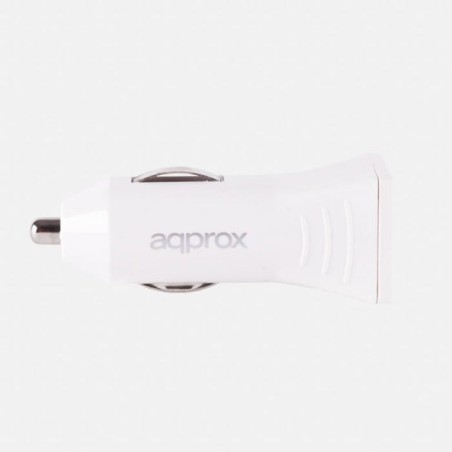 Approx cargador para coche a usb 5v/1a color blanco appusbcarw