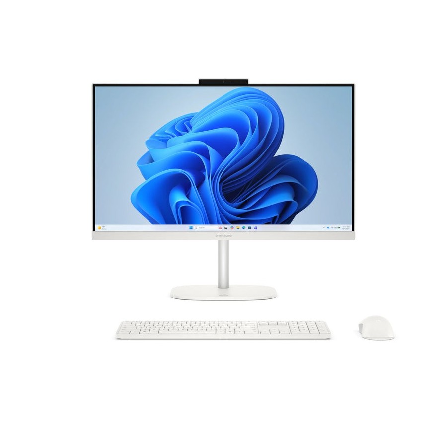 All in one hp omnistudio 24-cu0008ns 23.8" intel core 5 120u, 16gb, 512gb ssd, windows 11 home, blanco