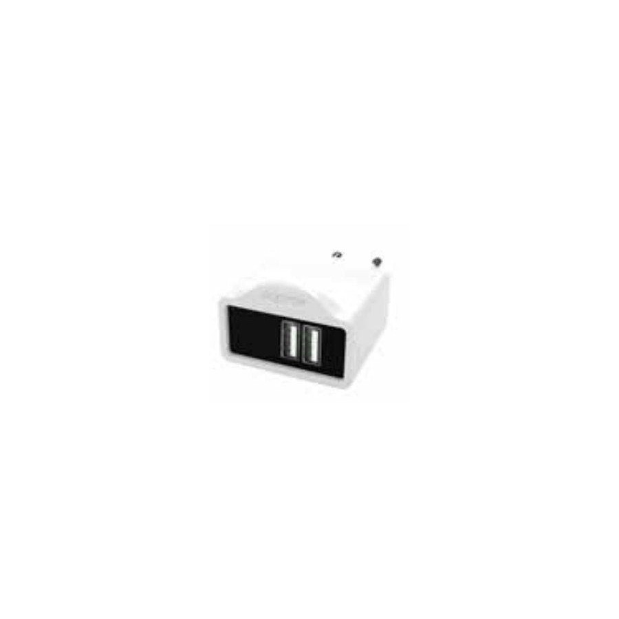 Approx cargador de viaje para red domestica 2 puertos usb 5v color blanco
