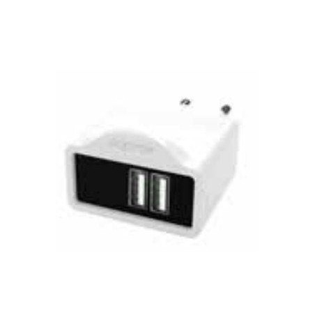 Approx cargador de viaje para red domestica 2 puertos usb 5v color blanco