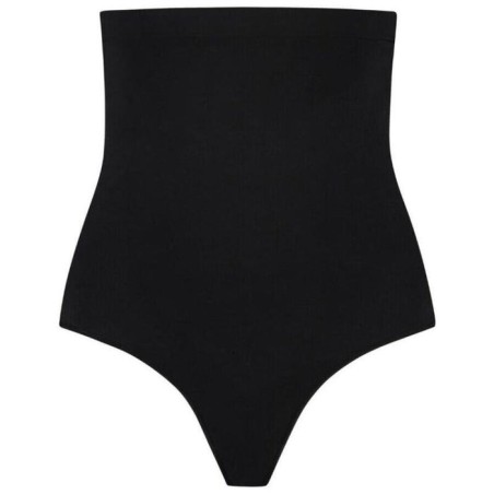 Bye-bra - tanga de talle alto sin costuras negro talla s