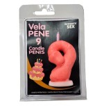 Diablo picante - vela pene en forma de número 9 color rosa