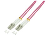 Logilink cable fibra optica 5m om4 lc-lc 50/125 multimodo