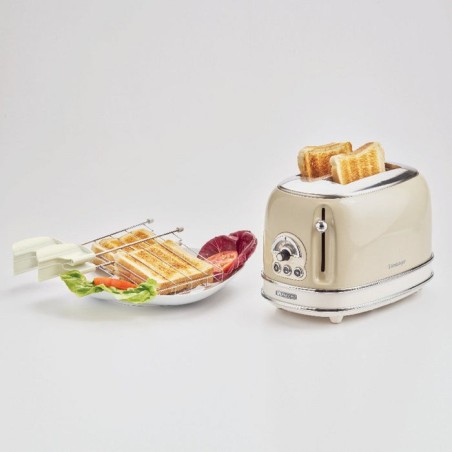 Tostador ariete vintage 155 13 810w beige
