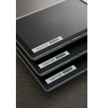 Cinta rotuladora autoadhesiva dymo d1 12mm x 7 metros de longitud para rotuladoras label manager, negro sobre blanco