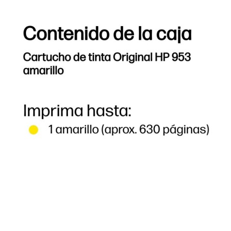 Tinta original hp 953 amarillo