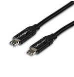 Startech cable usb-c usb-c 2m apto para alimentac