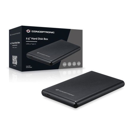 Caja externa hdd 2.5" usb-c 3.1 negra