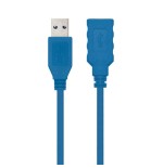Nanocable cable usb-a 3.0 macho a usb-a hembra 2m - azul