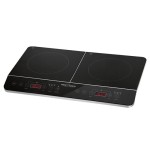 Placa inducción proficook doble portátil, 10 niveles temperatura, led negro 3500 w dki 1067