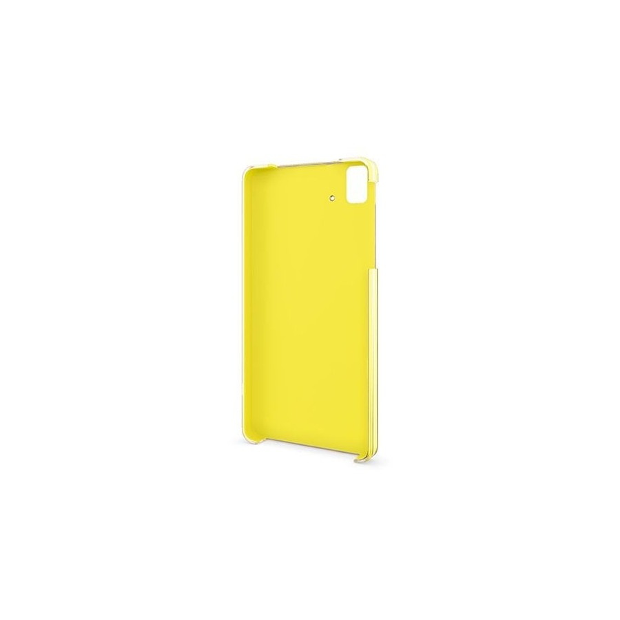 Funda cristal case amarillo aquaris e4 bq policarbonato
