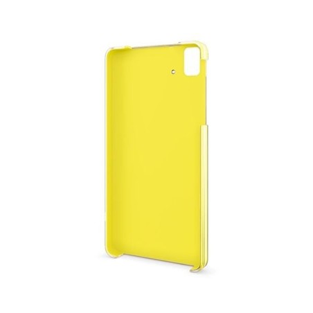 Funda cristal case amarillo aquaris e4 bq policarbonato