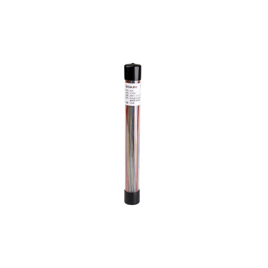 Filamento pen pla colido 1.75 mm. trans/tr ama/rojo/azul/madera (20u. x color)