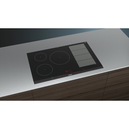 Siemens ex875lvc1e hobs negro, acero inoxidable integrado con placa de inducción 5 zona(s)