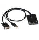 Fonestar fo-445 convertidor de vga y audio estéreo a hdmi max 1280 x 1024 px
