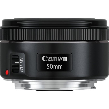 Canon ef 50mm f/1.8 stm objetivo para retratos y fotos con poca luz