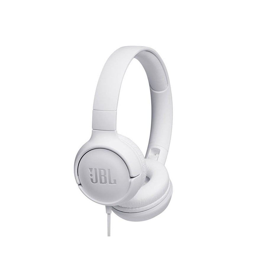 Auriculares jbl tune 500 con micrófono jack 3.5 blancos