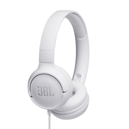 Auriculares jbl tune 500 con micrófono jack 3.5 blancos