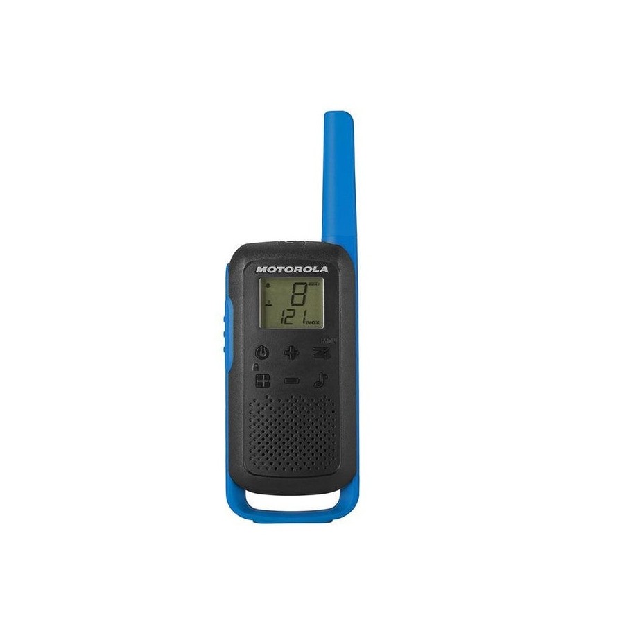 Motorola kit walkie talkies 8km talkabout t62 16 canales pantalla lcd