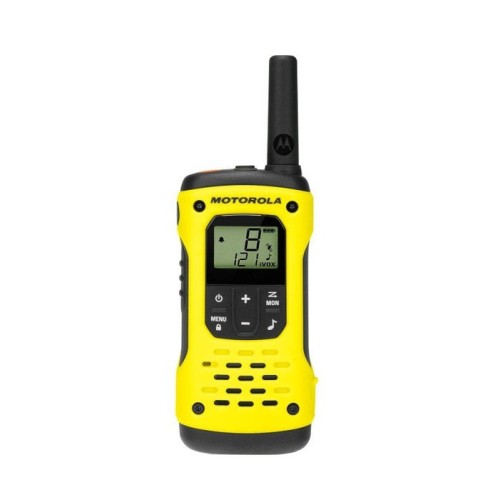 Motorola tlkr t92h20 amarillo pareja walkie talkies resistente al agua 10km de alcance