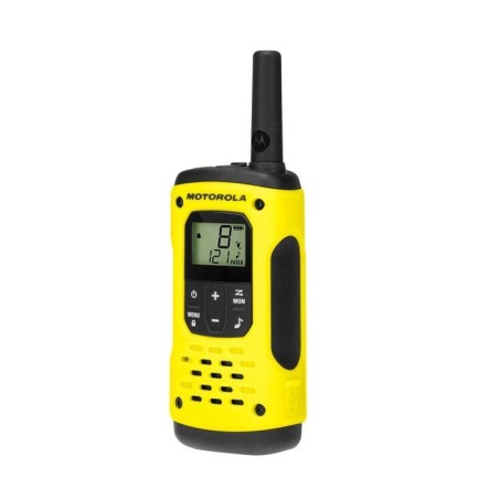 Motorola tlkr t92h20 amarillo pareja walkie talkies resistente al agua 10km de alcance