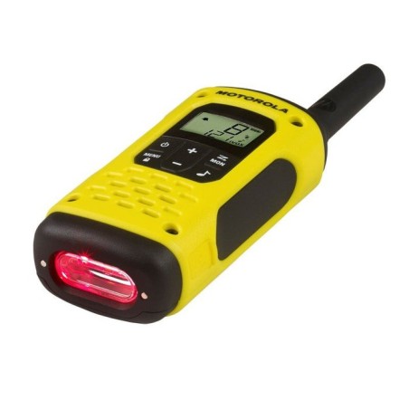 Motorola tlkr t92h20 amarillo pareja walkie talkies resistente al agua 10km de alcance