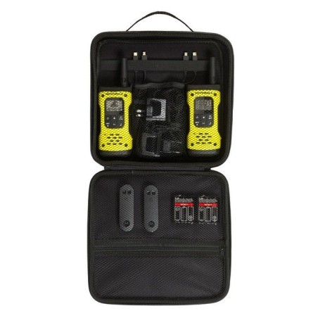 Motorola tlkr t92h20 amarillo pareja walkie talkies resistente al agua 10km de alcance