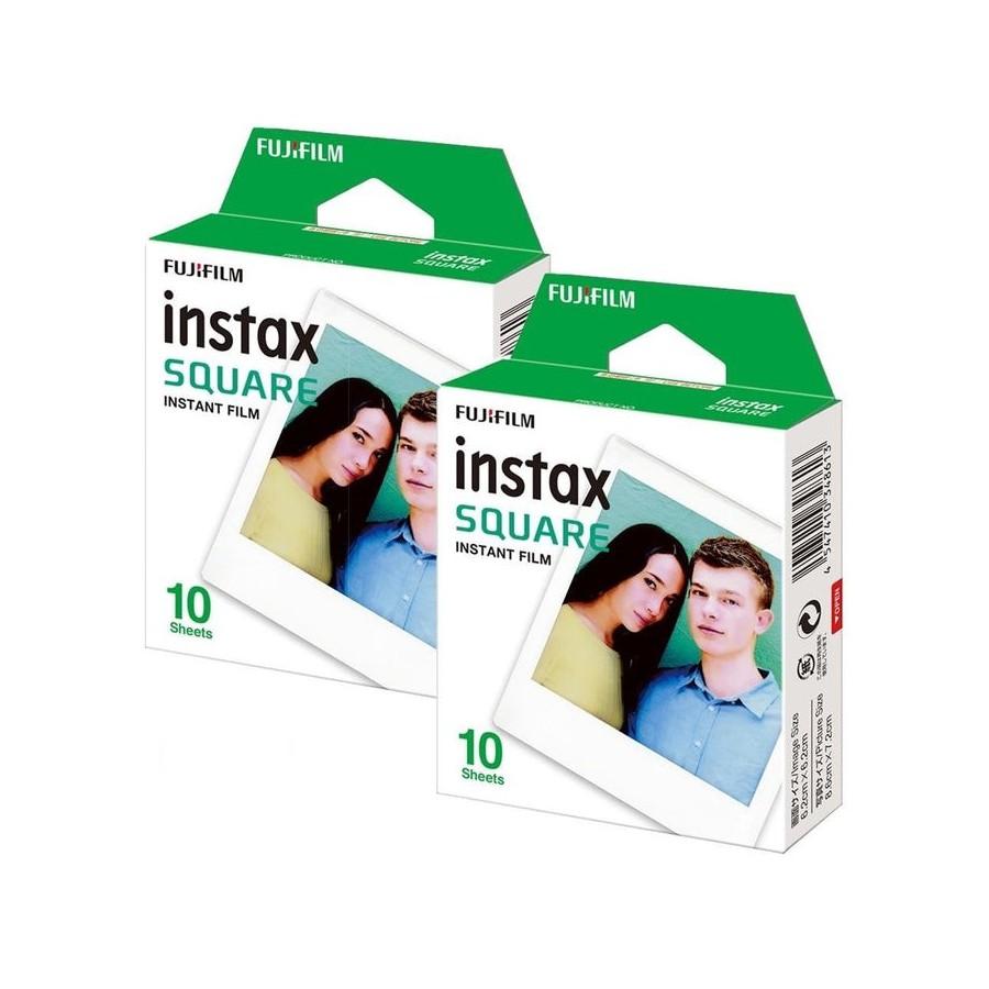 Fujifilm instax square instant film (20) papel fotografía instantánea impresora instax share sq