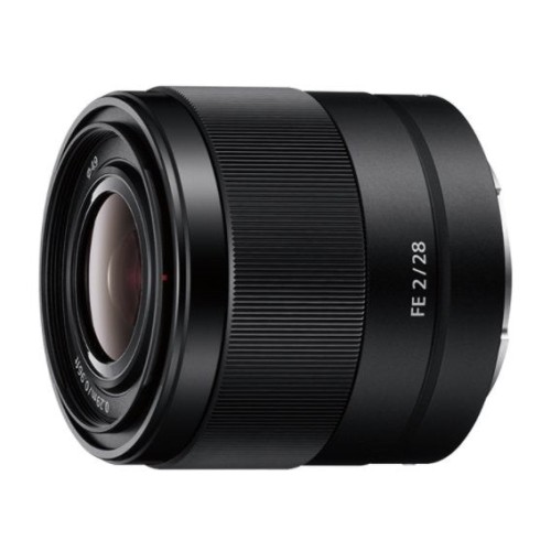 Sony fe 28mm f/2.0 objetivo gran angular ultracompacto y ligero para monturas sony tipo e