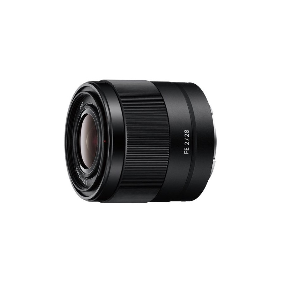 Sony fe 28mm f/2.0 objetivo gran angular ultracompacto y ligero para monturas sony tipo e