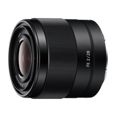 Sony fe 28mm f/2.0 objetivo gran angular ultracompacto y ligero para monturas sony tipo e