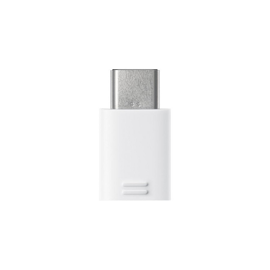 Samsung adaptador usb tipo c a micro usb blanco
