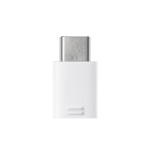 Samsung adaptador usb tipo c a micro usb blanco