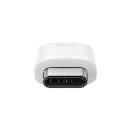 Samsung adaptador usb tipo c a micro usb blanco
