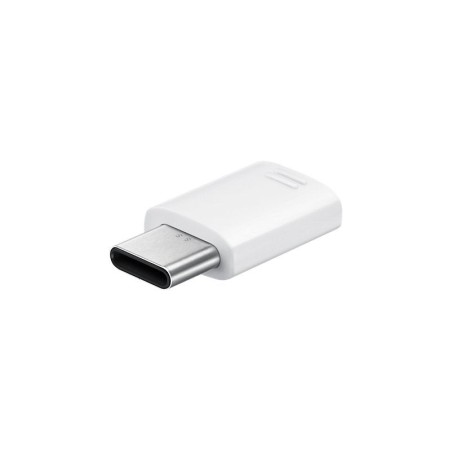Samsung adaptador usb tipo c a micro usb blanco