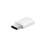 Samsung adaptador usb tipo c a micro usb blanco