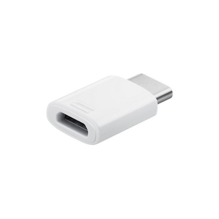 Samsung adaptador usb tipo c a micro usb blanco