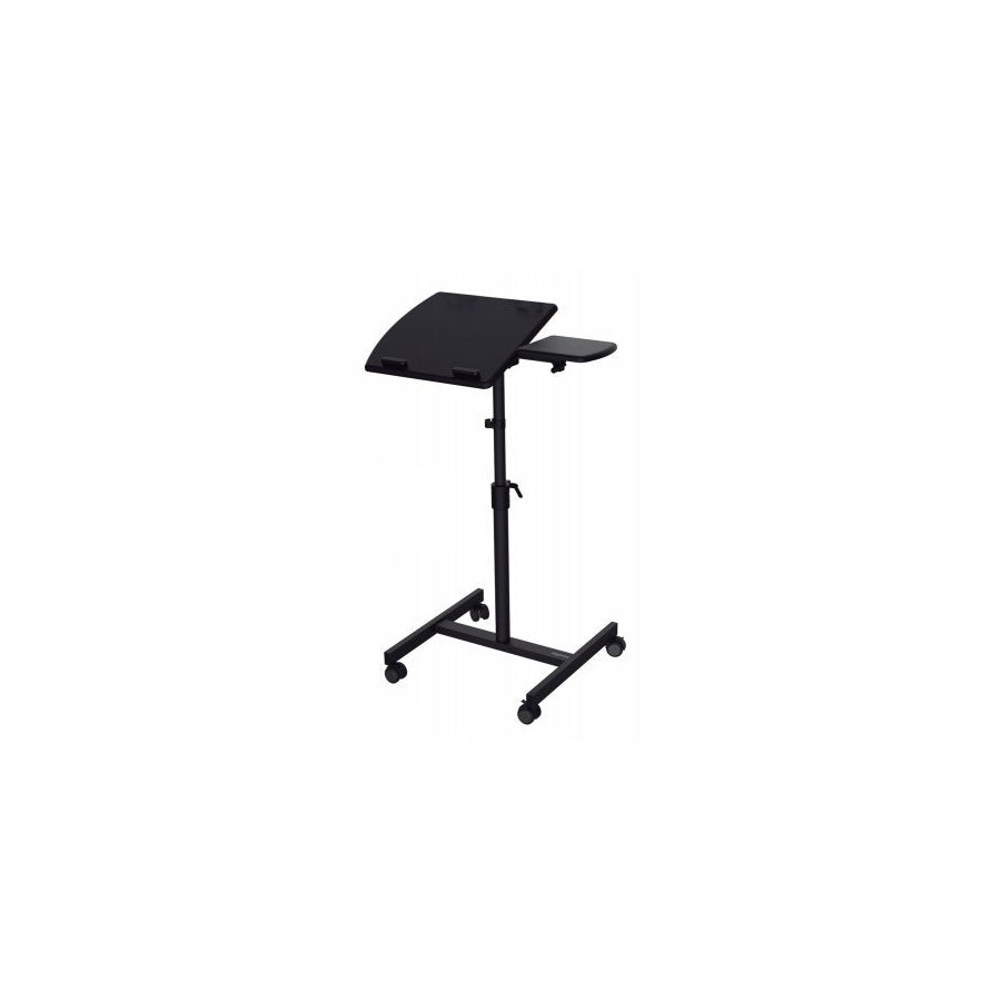 Soporte con ruedas multiusos approx appsvp01 ajustable para portatil , proyector   regulable en altura e inclinación