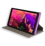Funda flip cover para s47qhd color purpura