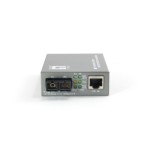 Conversor fibra optica level one  10/100tx a 100fx sc con poe (20km)
