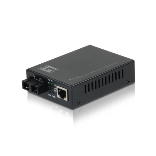 Conversor fibra optica level one  10/100tx a 100base-fx sc (40km)