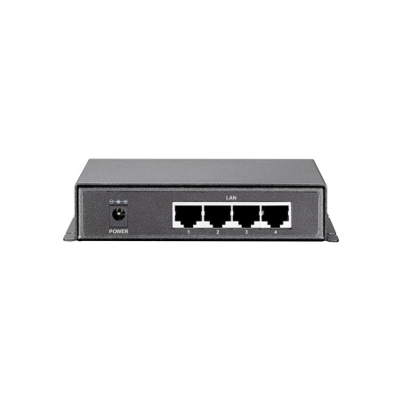 Switch level one gep-051 no gestion  5p 10/100/1000 4p poe plus 120w