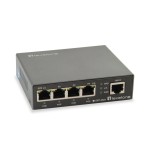 Switch level one gep-0523 no gestion  5p 10/100/1000 4p poe plus 60w