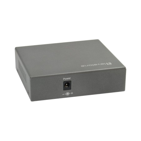 Switch level one gep-0523 no gestion  5p 10/100/1000 4p poe plus 60w